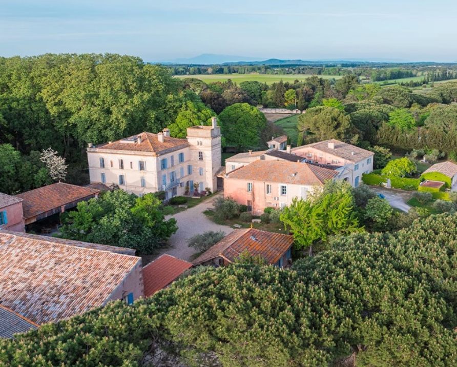 Village provençal vu du ciel
